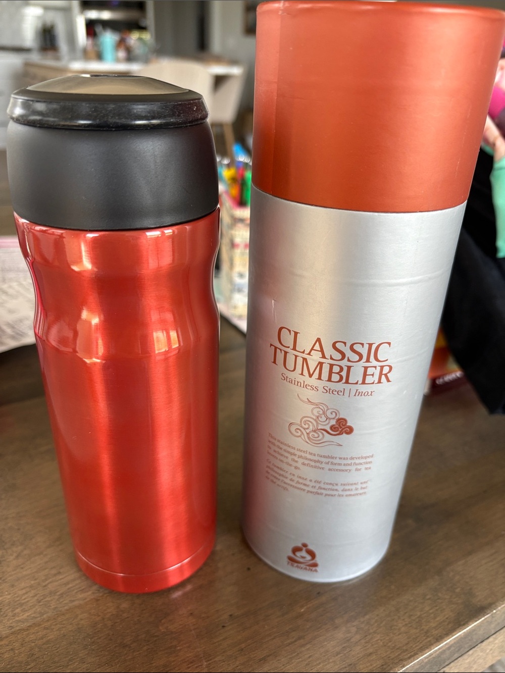 Teavana Stainless Steel Classic Travel Mug